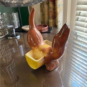 Vintage Dachshund jewelry catch all